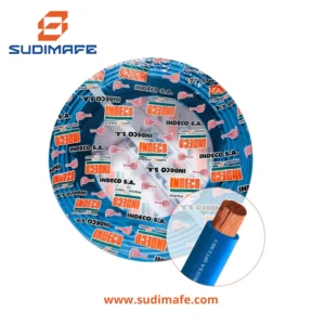 Cable GPT-3 10AWG indeco 450750v azul 100 metros