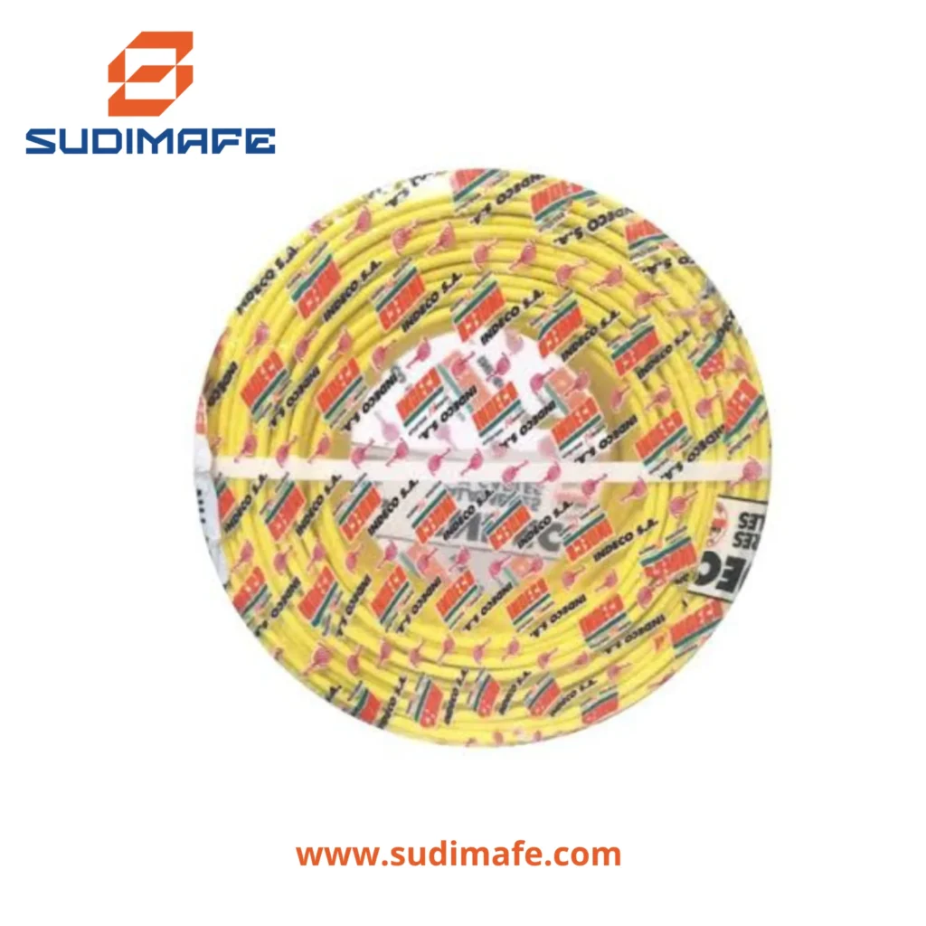 Cable GPT-3 12AWG indeco 450750v verdeamarillo 100 metros