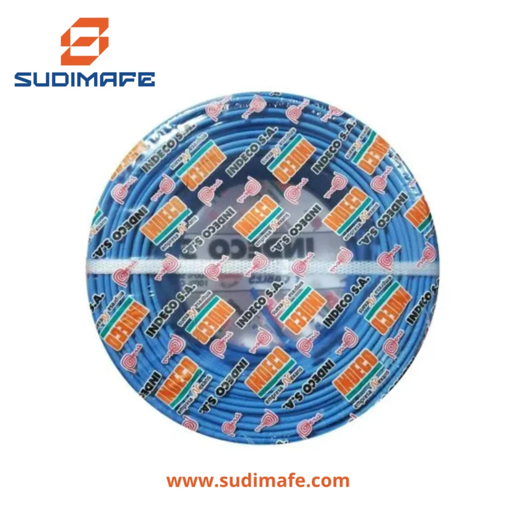 Cable GPT-3 16AWG indeco 450750v azul 100 metros