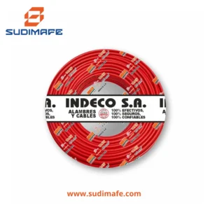 Cable GPT-3 16AWG indeco 450750v rojo 100 metros