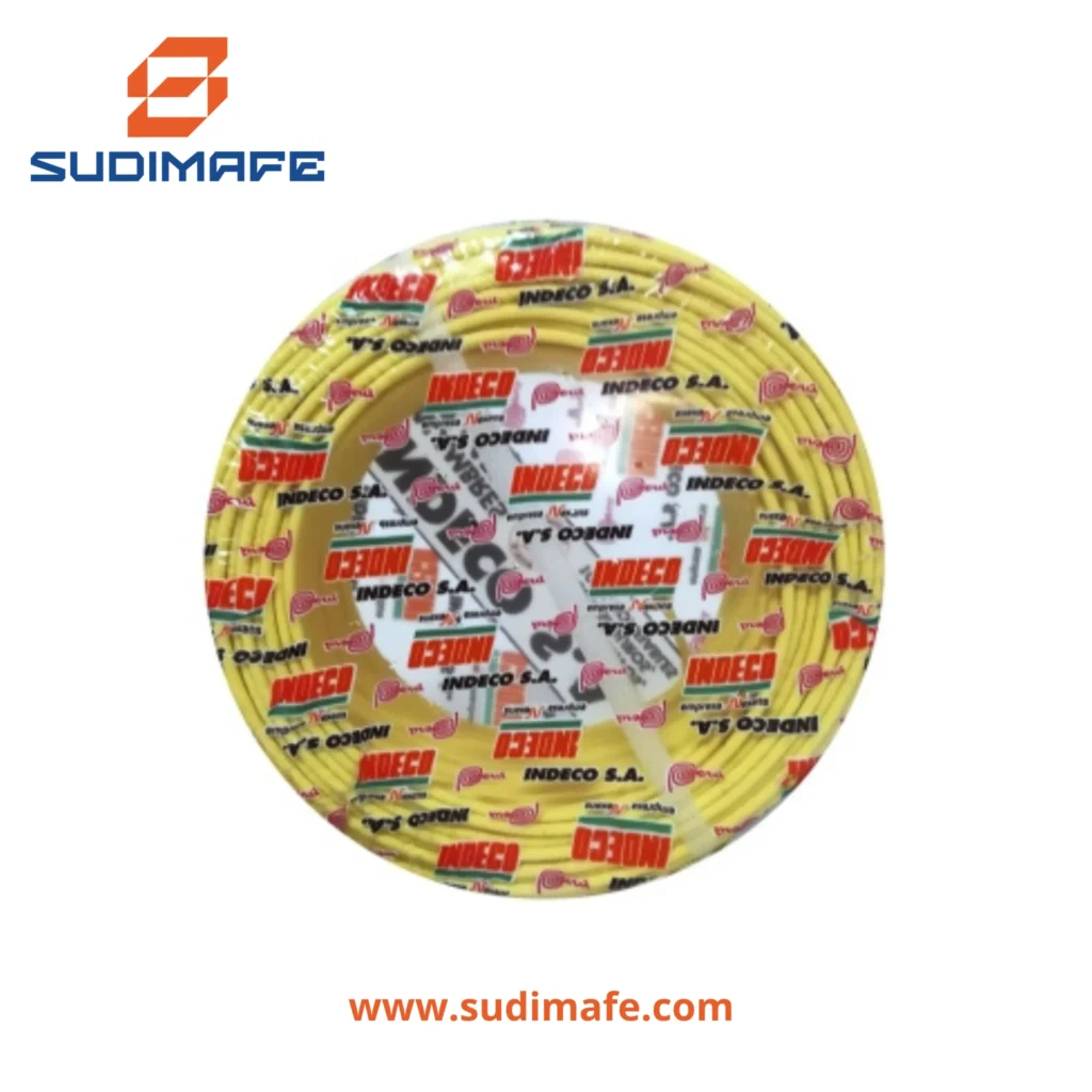Cable GPT-3 16AWG indeco 450750v verdeamarillo 100 metros