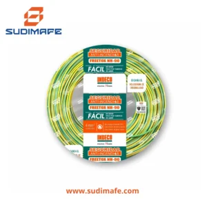 Cable NH-90 4mm2 indeco 450750v verdeamarillo 100 metros