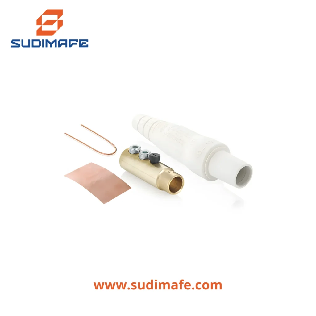 Conector CAM LOCK Blanco Female 400A 600V Leviton