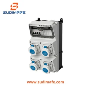 Caja combinada AMAXX IP67 Mennekes 4 tomas 16A 2P+T 250V
