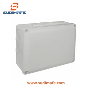 Caja de pase libre de halógenos Solera IP65 IK08 gris 153x110x65 mm