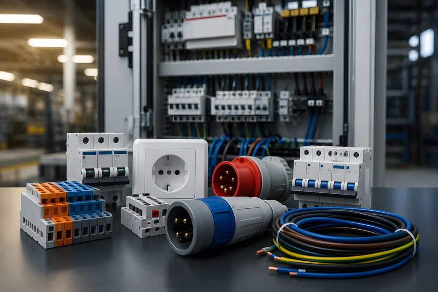 Componentes eléctricos de calidad para reducir fallas en instalaciones industriales