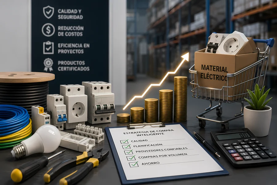 Cómo reducir costos en la compra de material eléctrico con productos certificados para proyectos industriales de SUDIMAFE.