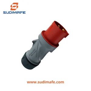 Enchufe PowerTOP Xtra 415V 16A 2P+T rojo IP54 Mennekes