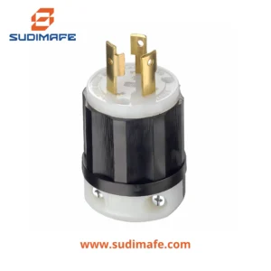 Enchufe Industrial Leviton 2x30A 250V L6 con Seguro