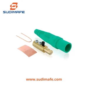 Enchufe Cam Type Male 400A 600V Leviton verde