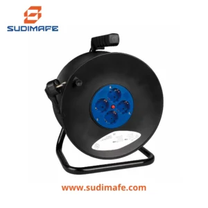 Enrollacable Solera de 50 metros con 4 tomas Schuko 16A 230V