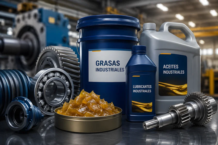 Grasas y lubricantes industriales para maquinaria y equipos industriales