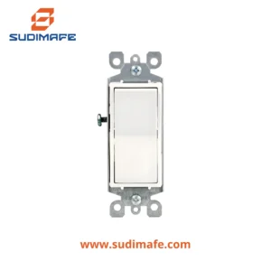 Interruptor unipolar simple Decora 15A 250V blanco Leviton