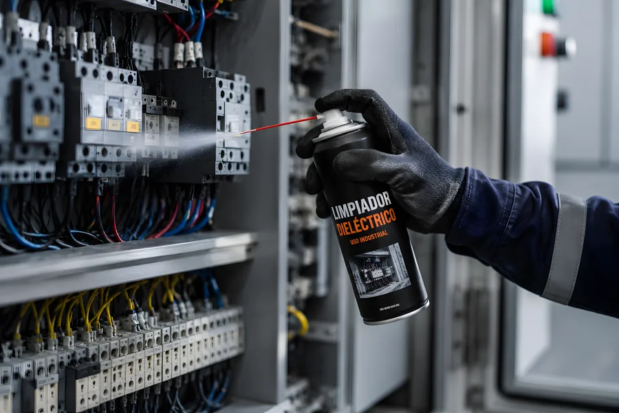 Limpiadores dieléctricos para mantenimiento de equipos eléctricos