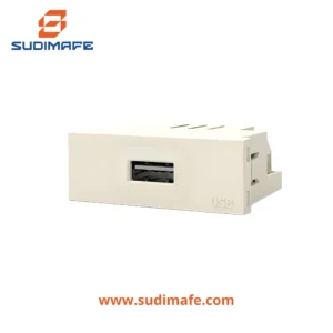 Tomacorriente módulo USB Cambre 5V 2.5A blanco