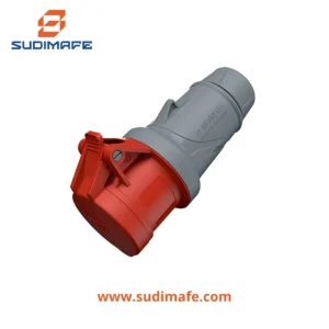 Toma aérea industrial Mennekes PowerTOP Plus 32A 3P+T 415V roja 6H IP44