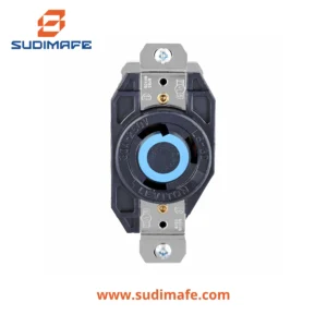 Toma Empotrable Leviton 2x30A 250V L6 con Seguro Industrial