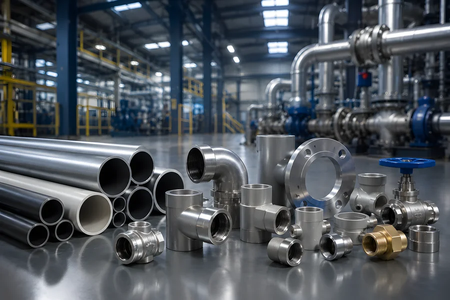 Tuberías y accesorios industriales para instalaciones y proyectos empresariales