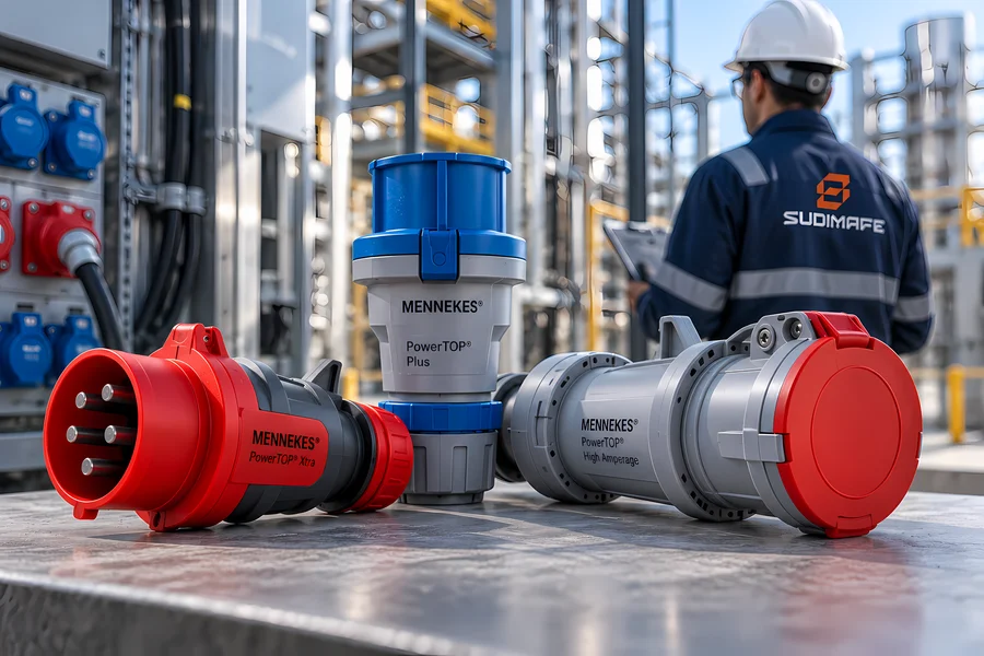 Líneas PowerTOP Mennekes Plus Xtra y Alto Amperaje para conexiones eléctricas industriales