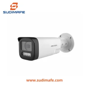 cámara tubo hikvision 6mm 3K con audio de dos vías, sirena e IR de 80 m