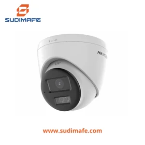 cámara domo hikvision alarma tipo turret 2MP con audio de dos vías y lente de 2.8 mm