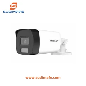 cámara tubo hikvision 2mp tipo bullet con luz híbrida, audio y lente de 2.8 mm