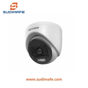 cámara domo hikvision 2mp tipo turret ColorVu con audio y lente de 2.8 mm