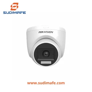 Cámara domo hikvision 8mp tipo turret 4K con luz híbrida y lente de 2.8 mm